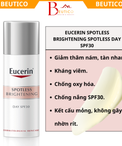 Kem Dưỡng Ẩm Trắng Da Giảm Thâm Nám Chống Nắng Ban Ngày Eucerin Spotless Brightening Spotless Day SPF30 50ML