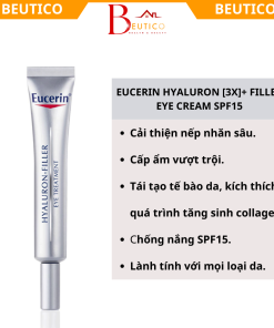 Kem Dưỡng Da Vùng Mắt EUCERIN Giảm Nếp Nhăn Chống Lão Hóa Hyaluron [3X]+ Filler Eye Cream SPF15 15ml